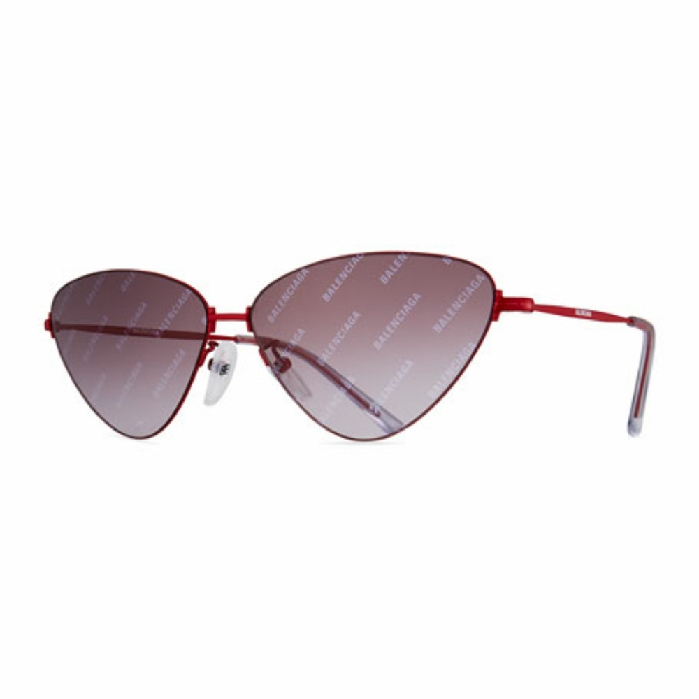 ❣Host Pick❣BALENCIAGA Cat Eye Logo Red  Sunglasses